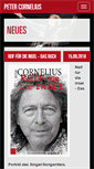 Mobile Screenshot of petercornelius.com