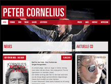 Tablet Screenshot of petercornelius.com